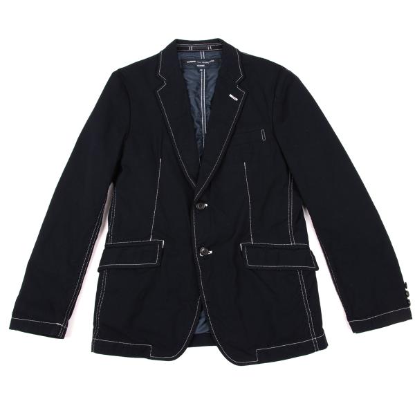 COMME des GARCONS HOMME ステッチ ナイロンブルゾン S 楽天市場】【中古】COMME des GARCONS HOMME 24AW ナイロン