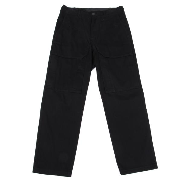 【中古】 ワイズフォーメンY's for men コットンストレッチモールスキンフラップポケットパンツ 黒2【メンズ】｜PLAYFUL