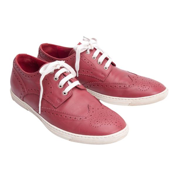 【中古】 ジュンヤワタナベマン×トリッカーズJUNYA WATANABE MAN×Tricker ウィングチップレザーシューズ 赤S(26cm位)【メンズ】