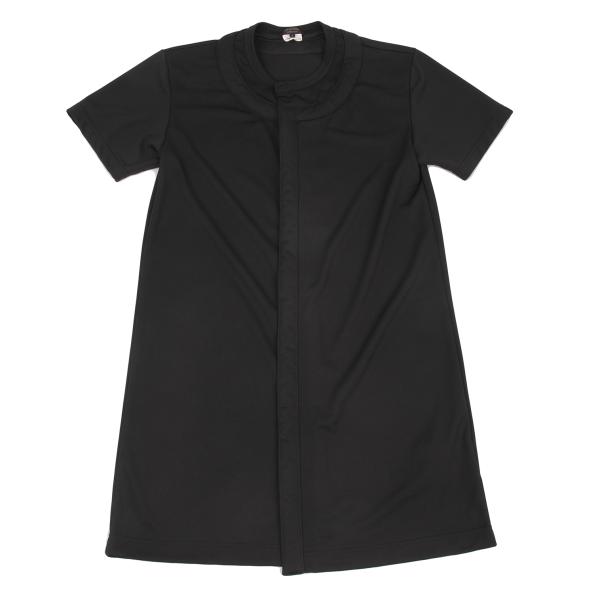 【中古】 コムデギャルソン オムプリュスCOMME des GARCONS HOMME PLUS ポリ中綿トリム半袖カーディガン 黒S【メンズ】｜PLAYFUL