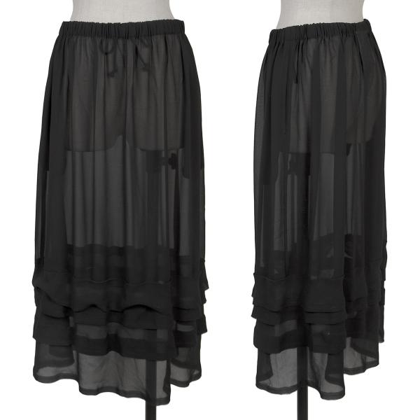 コムデギャルソン　リバーシブルプリーツスカート コムデギャルソン ガールCOMME des GARCONS GIRL ウールギャバ