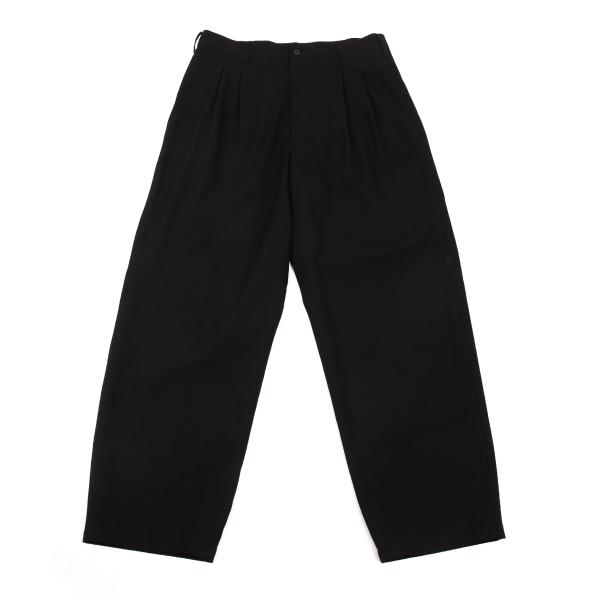 Yohji Yamamoto POUR HOMME スラックス コットンレーヨン Yohji Yamamoto Pour Homme drawstring pants – dot COMME