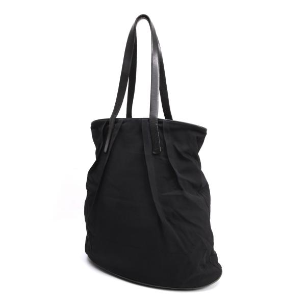 【中古】 ヨウジヤマモト ファムYohji Yamamoto FEMME ウールギャバタックデザインバッグ 黒【レディース】