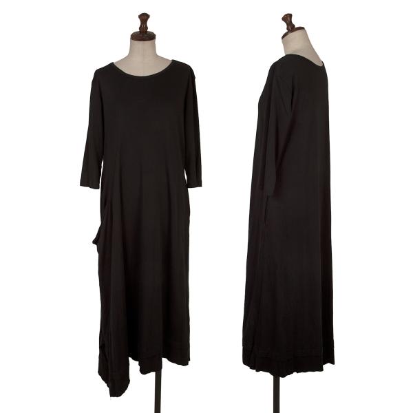 【中古】 ワイズY\u0027s コットンサイドカーブうつり変わり5分袖とり捨てる衣装 黒2【レディース】