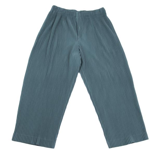 やまとイッセイミヤケ オムプリッセ プリーツベーシックパンツ ブルー BASICS – ISSEY MIYAKE ONLINE STORE