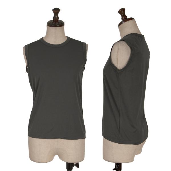 【中古】 コムデギャルソンCOMME des GARCONS 製品染めタンクトップ グレーM位【レディース】｜PLAYFUL