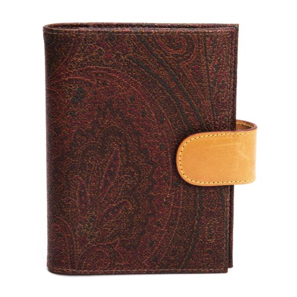 ETRO　希少✨美品✨ブルー✨【エトロ】 システム手帳　ミニ6穴 158005_m.jpg