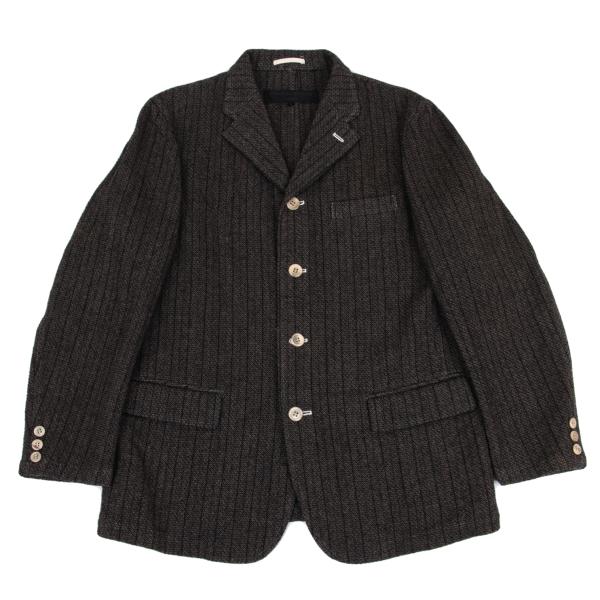BLACK COMME des GARCONS 丸襟 ストライプ ジャケット 楽天市場】【中古】COMME des GARCONS HOMME PLUSセーラーカラー