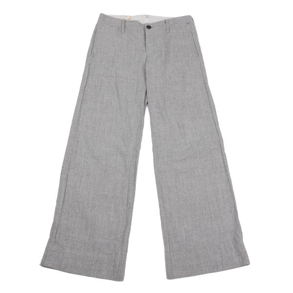 【中古】 45rpm 45R コットンワイドストレートパンツ 薄墨色2【レディース】
