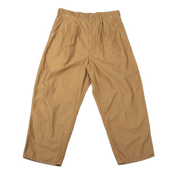 【中古】 コムデギャルソン オムCOMME des GARCONS HOMME 製品染めコットンワークパンツ ベージュS【メンズ】｜PLAYFUL