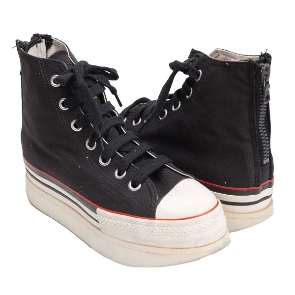 楽天市場】Ground Y グラウンド ワイ サイドジップ ハイカット レザー