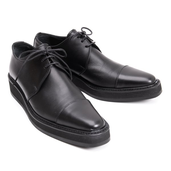 【中古】 ヨウジヤマモト ファムYohji Yamamoto FEMME ストレートチップレザーシューズ 黒2 (23.5位)【レディース】 レディース靴-その他-靴