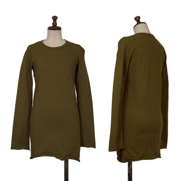 【中古】 コムデ給仕COMME des GARCONS ストレッチナイロンカットソー カーキM位【レディース】