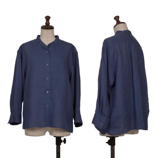 21SS MHL. プルオーバーシャツ コットン マーガレットハウエル ベージュ MELANGE COTTON POPLIN SHIRT | MARGARET HOWELL（マーガレット