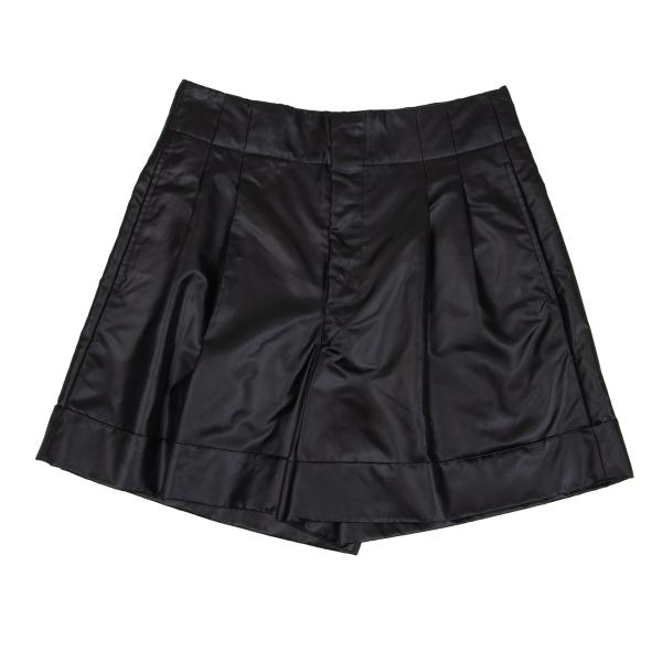 【中古】 コムデ給仕COMME des GARCONS ナイロン光輝遊撃手ズボン下 黒S【レディース】