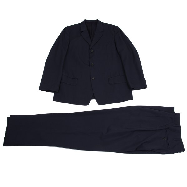 【中古】 ワイズフォーメンY\u0027s for men ウールギャバセットアップ 紺3 2【メンズ】