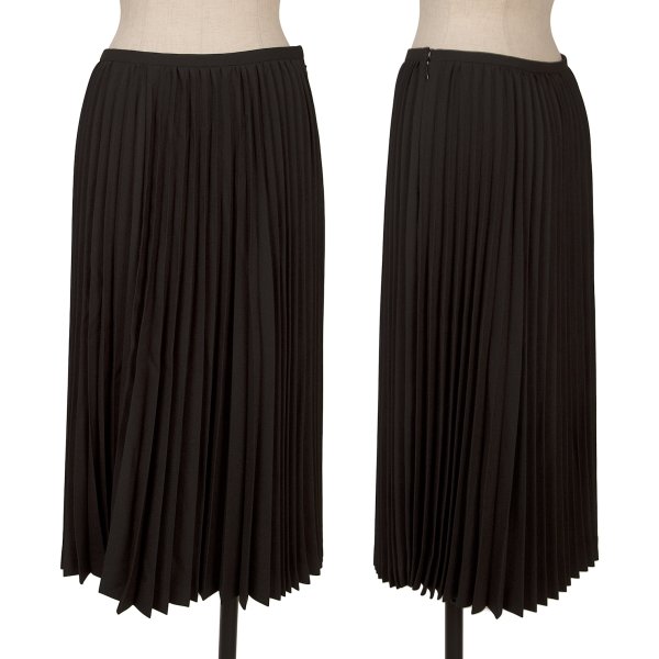 【中古】 ローブドシャンブル コムデギャルソンrobe de chambre COMME des GARCONS ポリプリーツスカート 黒M【レディース】｜PLAYFUL