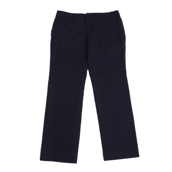 【中古】 ジュンヤワタナベ コムデ給仕 ジーンズJUNYA WATANABE COMME des GARCONS ウールテーパードパンツ 紺M【レディース】