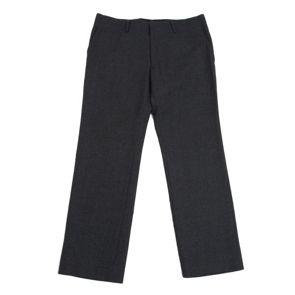 【中古】 ジュンヤワタナベ コムデギャルソン デニムJUNYA WATANABE COMME des GARCONS ウールテーパードパンツ チャコールM【レディース】｜PLAYFUL
