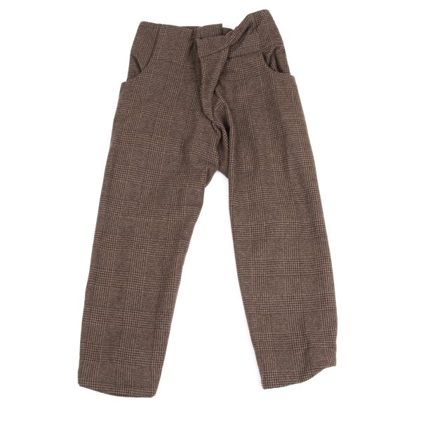 【中古】 ワールズエンドWorlds End Vivienne Westwood グレンチェックパイレーツパンツ 茶M位【レディース】