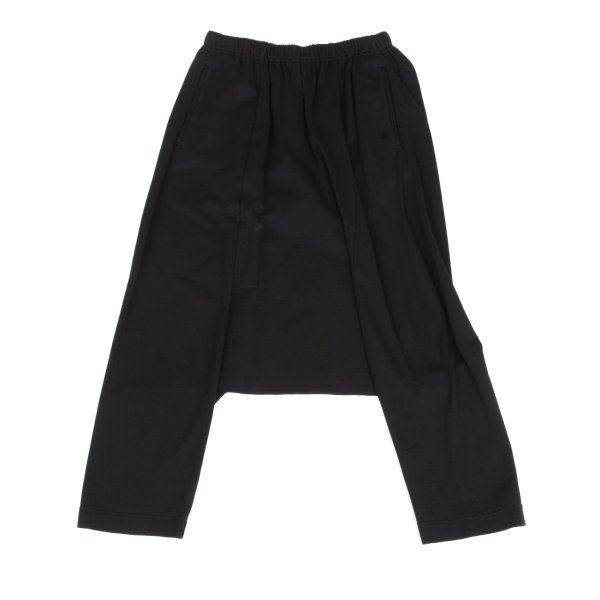 ブラック コムデギャルソン 1D-P002 サルエルパンツ 日本製 S ブラック コムデギャルソン 1D-P002 サルエルパンツ 日本製 S