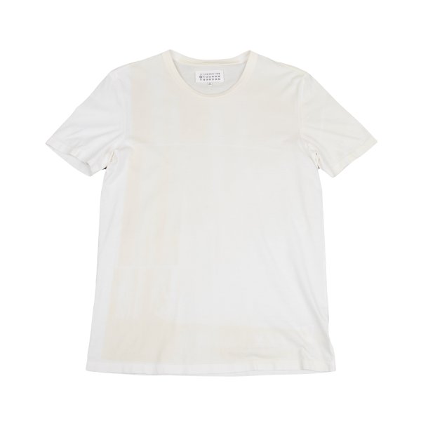 【中古】 メゾンマルタンマルジェラMaison Martin Margiela 10 書き換える刷り上げるプルオーバー 白皮膚軟化剤44【メンズ】