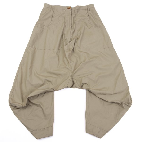 【中古】 ヴィヴィアンウエストウッド レッドレーベルVivienne Westwood Red Label カーブデザインサルエルパンツ ベージュ2【レディース】｜PLAYFUL