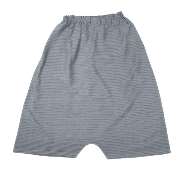 【中古】 イッセイミヤケミーISSEY MIYAKE me 横プリーツサルエルパンツ グレーF【レディース】｜PLAYFUL