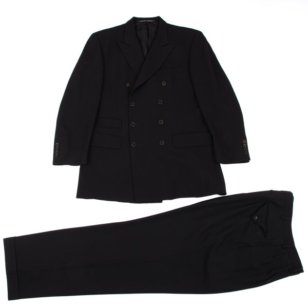 【中古】 ジャンポールゴルチエ オムオブジェJean Paul GAULTIER HOMME objet ウールレーヨンセットアップ 黒48M 79【メンズ】｜PLAYFUL 42,210円