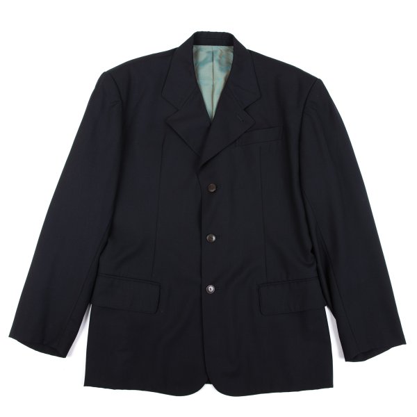 【中古】 ジャンポールゴルチエ オムJean Paul GAULTIER HOMME ウール3Bジャケット 紺50【メンズ】｜PLAYFUL
