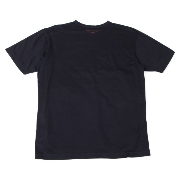 【中古】 コムデギャルソン オムCOMME des GARCONS HOMME 製品染めコットンTシャツ 紺M【メンズ】|PLAYFUL