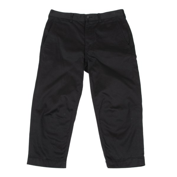 【中古】 コムデギャルソン オムプリュスCOMME des GARCONS HOMME PLUS コットンテーパードパンツ 黒XS【メンズ】｜PLAYFUL