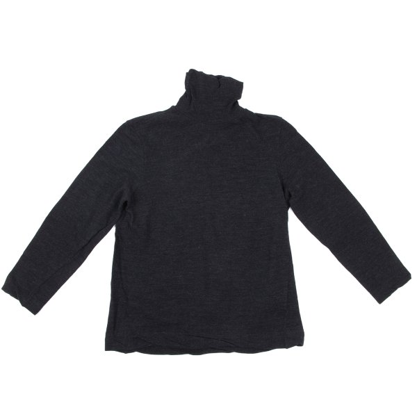 【中古】 プラダPRADA カシミヤウールタートルネックカットソー 黒S【レディース】|PLAYFUL