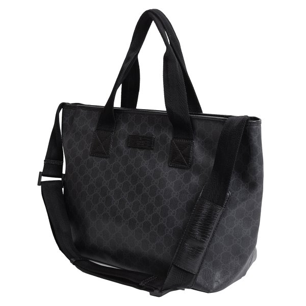 【中古】 グッチGUCCI GGスプリーム2WAYショルダーバッグ 黒【レディース】