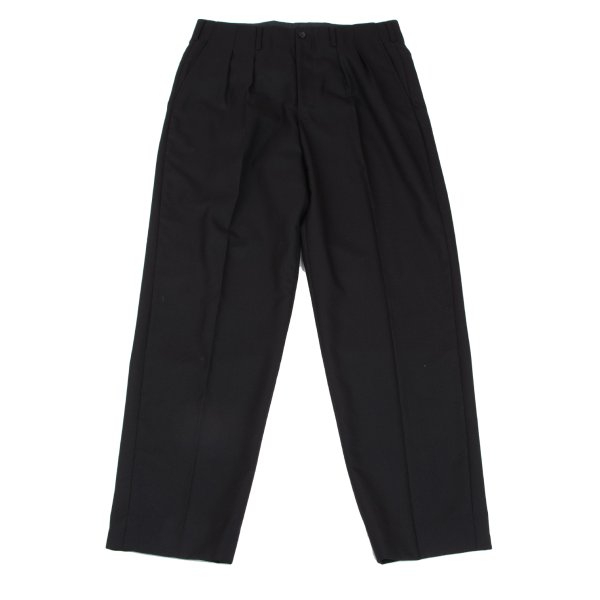 【中古】 ヨウジヤマモト コスチュームドオムYohji Yamamoto COSTUME D HOMME ウールツータックパンツ  黒3【メンズ】