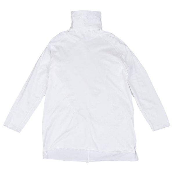【中古】 敷き地S\u0027YTE 切りっぱなしタートルネックラグランカットソー 白3【メンズ】