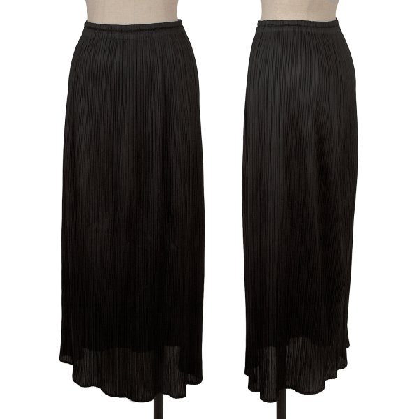 【中古】 プリーツプリーズPLEATS PLEASE プリーツAラインスカート 黒3【レディース】|PLAYFUL