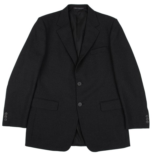 【楽天市場】【中古】 ジャンニヴェルサーチGIANNI VERSACE ウール格子織り2Bジャケット 濃グレー50【メンズ】：PLAYFUL