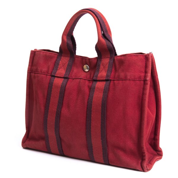 【中古】 エルメスHERMES フールトゥPMミニバッグ 赤【レディース】