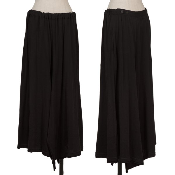 【中古】 ヨウジヤマモト ノアールYohji Yamamoto NOIR コットンワイドサルエルパンツ 黒1【レディース】|PLAYFUL
