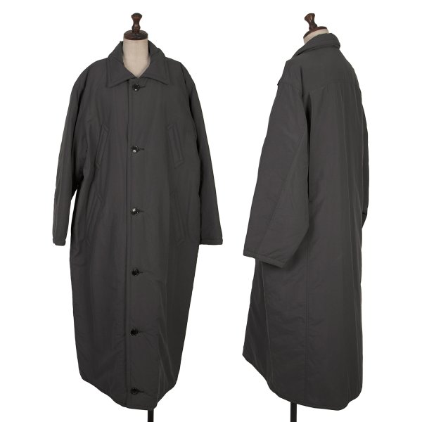 【中古】 ヤングアンドオルセンYOUNG & OLSEN ナイロン中綿ロングコート 黒1【レディース】|PLAYFUL