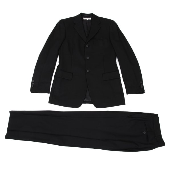 【中古】 ドリスヴァンノッテンDRIES VAN NOTEN 羊毛セットアップ 黒48【メンズ】