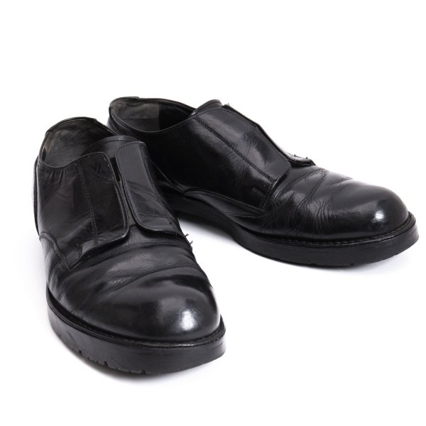 【中古】 ワイズフォーメンY for men レザースリッポンドレスシューズ 黒5(27cm位)【メンズ】