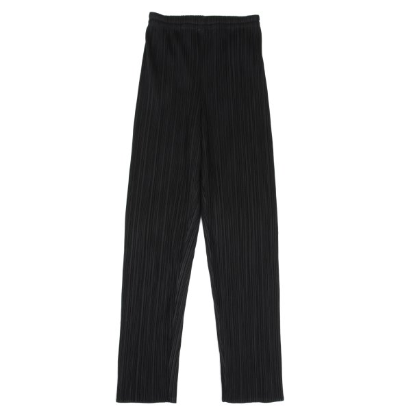 【中古】 イッセイミヤケISSEY MIYAKE プリーツパンツ 黒S【レディース】|PLAYFUL