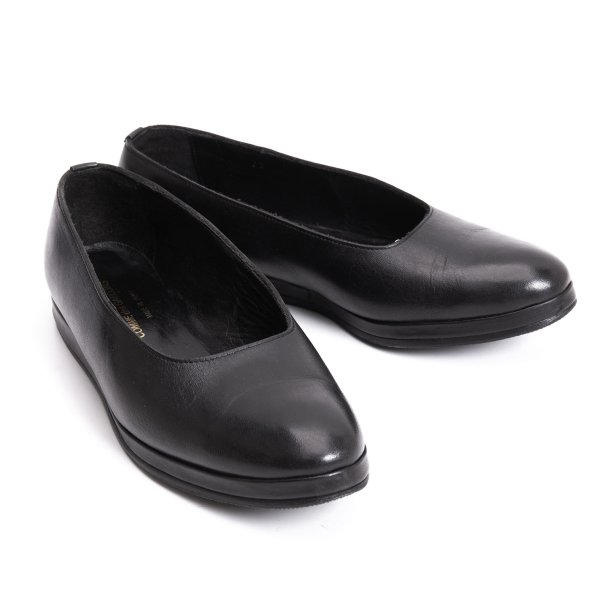 【中古】 コムデギャルソンCOMME des GARCONS レザーパンプス 黒23【レディース】|PLAYFUL