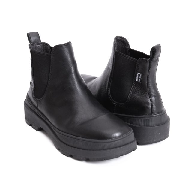 【中古】 カンペールCAMPER サイドゴアレザーブーツ 黒37(23.5cm位)【レディース】|PLAYFUL