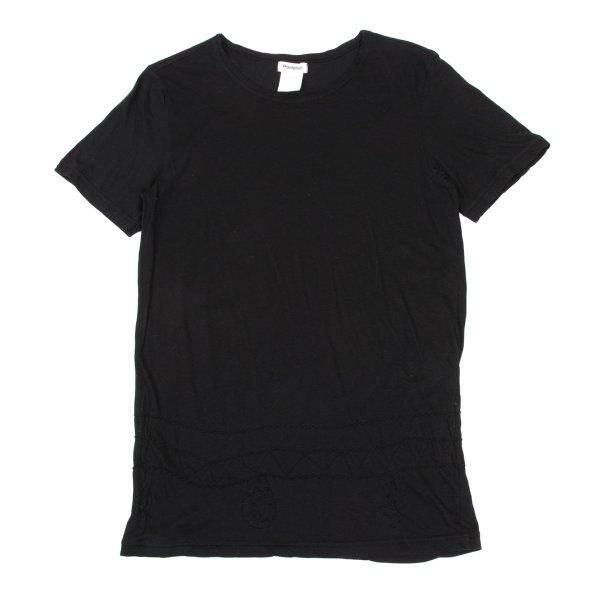 【中古】 プランテーションPlantation コットンヘムステッチTシャツ 黒M【レディース】|PLAYFUL
