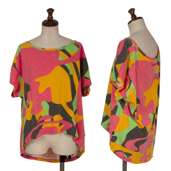 【中古】 ヴィヴィアンウエストウッド アングロマニアVivienne Westwood ANGLOMANIA コットングラフィックプリントティーシャツ マルチM【レディース】