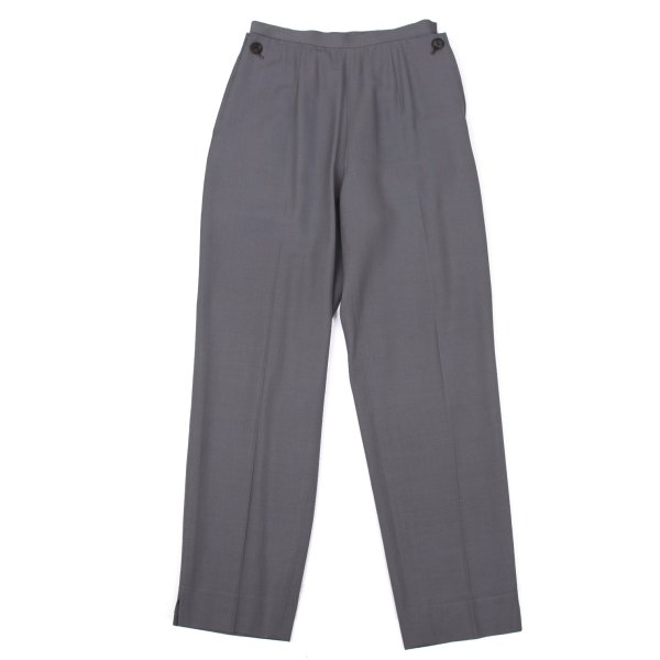 【中古】 ジャンポールゴルチエ 古典派音楽Jean Paul GAULTIER CLASSIQUE 羊毛混ポケットボタンパンツ 薄墨色40【レディース】