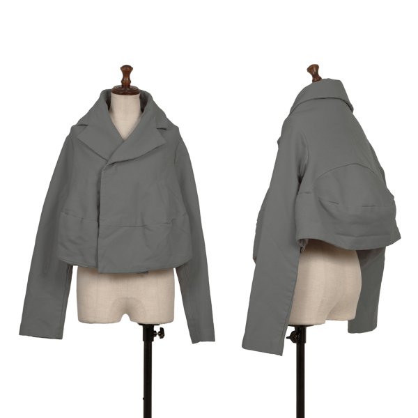 【中古】 コムデギャルソンCOMME des GARCONS エステル変形ジャケット グレーS【レディース】|PLAYFUL
